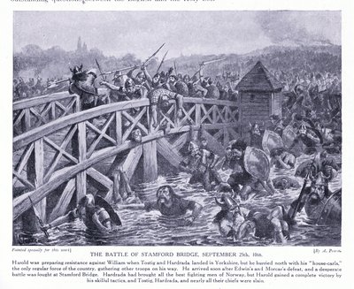 The Battle of Stamford Bridge AD1066 by Alfred Pearse